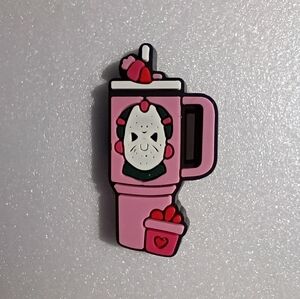 5/$5 Friday The 13th Jason Voorhees Stanley Cup Croc Shoe Charm Jibbitz